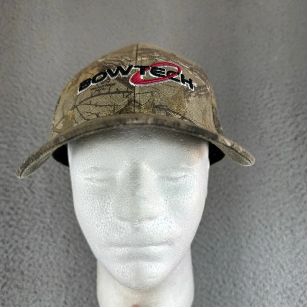 Bowtech Strapback Baseball Cap Multicolor One Size Adjustable Camo Outdoor Cap‎